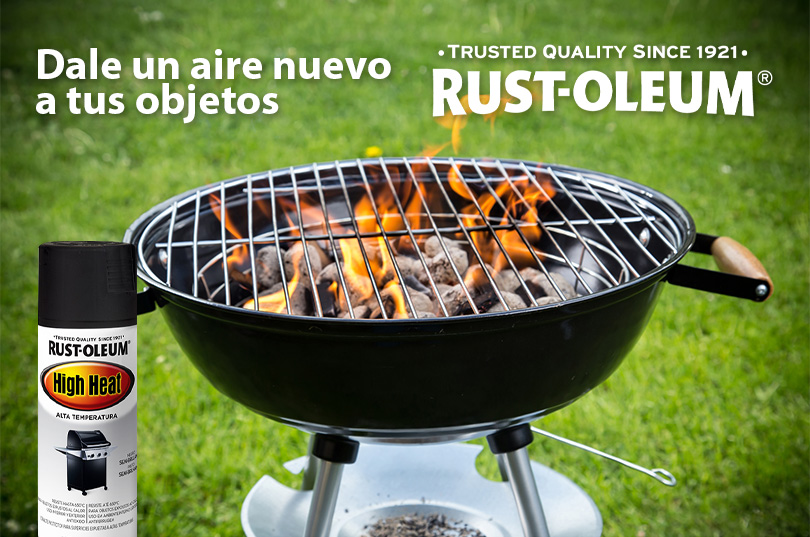 Pinta y Renueva tu Parrilla con Rust Oleum